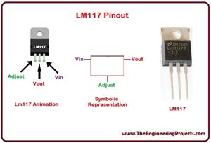 LM117 Pinout - The Engineering Projects