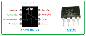 ad623 pinout - The Engineering Projects