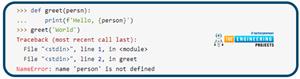 Python Traceback - The Engineering Projects