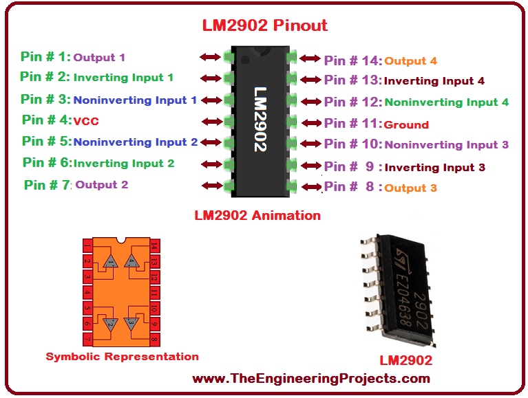 Lm2902d схема включения