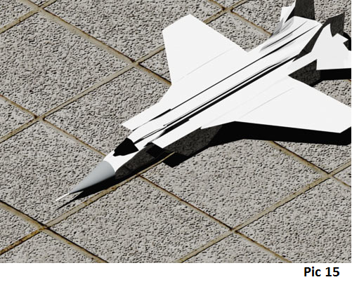 How to create a jet fighter model in AutoCAD, tips for creating jet fighter model