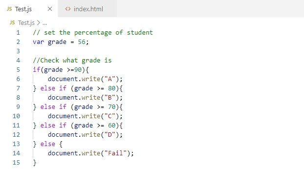 Javascript If Statement Chicagoose