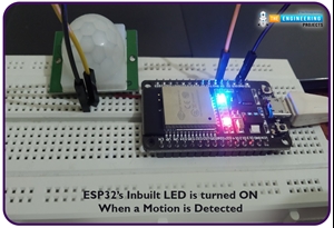 IoT Based Motion Detection with Email Alert using ESP32 - The ...