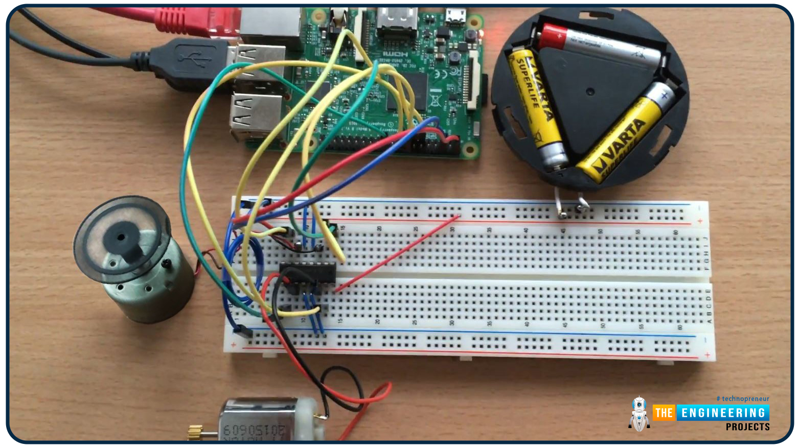 Speed Control Dc Motor Raspberry Pi 4 The Engineering Projects 9862